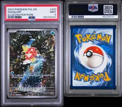 PSA 9 Magikarp Illustration Rare 203/193 Pokemon Paldean Evolved English Mint - Image 3