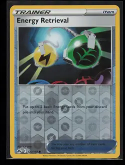 Energy Retrieval 127/159 Pokemon Crown Zenith Common Near Mint Reverse Holo - Image 1