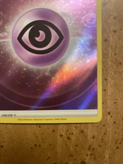 Psychic Energy Texture Full Art Holo Ultra Rare Crown Zenith 156/159 Pokemon TCG - Image 4