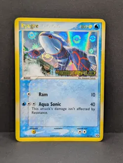 Kyogre 6/106 Emerald Reverse Holo Rare Pokemon TCG Nintendo LP+ - Image 1