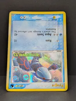 Kyogre 6/106 Emerald Reverse Holo Rare Pokemon TCG Nintendo LP+ - Image 4