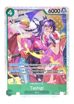 One Piece - Tashigi EB03-018 (SR) Heroines Edition English NM/M - Image 1