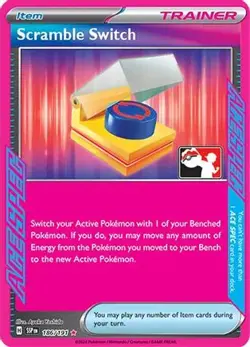 Scramble Switch 186/191 Holofoil Prize Pack Series Cards Pokemon NM - Image 1