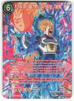 SS2 Vegeta, Charging Rage BT24-013 SPR Dragon Ball Super Card - Image 1