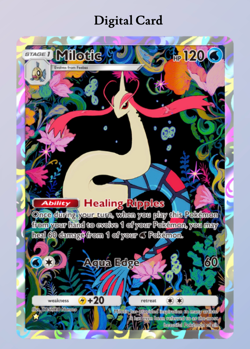 (Digital Card) Milotic Full-Art 1⭐, Pokemon TCG Pocket, English - Image 1