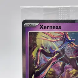 SEALED Xerneas 062 Pokemon Mega Evolution Stamped Best Buy Promo Holo NM - Image 2