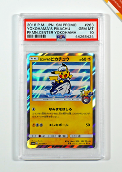 Pokemon PSA 10 Yokohama's Pikachu #283 SM-P Pkmn.Center Yokohama 2018 Japanese - Image 1