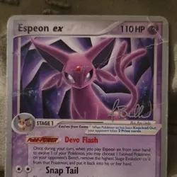 Pokemon Espeon ex 102/115 World Championship Ultra Rare Stage 1 110HP - Image 1
