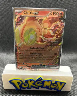 Pokemon TCG Chi-Yu ex Scarlet & Violet - Paldea Evolved 040/193 Holo Double Rare - Image 1