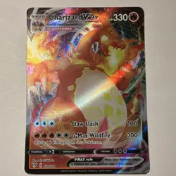 Pokemon Charizard VMAX Darkness Ablaze Full Art Holo Rare 020/189 English - Image 1
