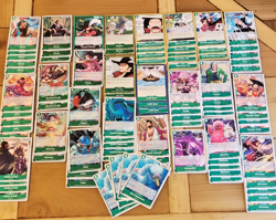 85x One Piece TCG OP14 - Green Dracula Mihawk Deck Core Cards - NM Holo English - Image 1