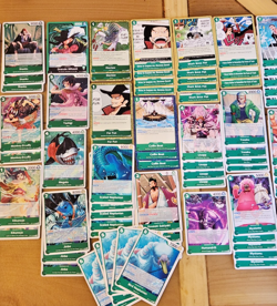 85x One Piece TCG OP14 - Green Dracula Mihawk Deck Core Cards - NM Holo English - Image 3