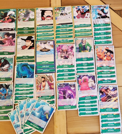 85x One Piece TCG OP14 - Green Dracula Mihawk Deck Core Cards - NM Holo English - Image 4