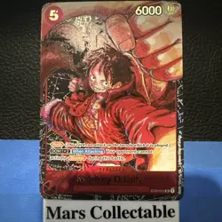 Monkey D. Luffy SEC ST01-012 One Piece Card Game English - Image 2