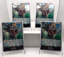 Caribou Playset - OP11-083 x4 - A Fist of Divine Speed - One Piece TCG - Image 1
