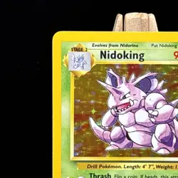 Pokemon Card Nidoking 11/102 Base Set Rare Holo WOTC Light Play - Image 1