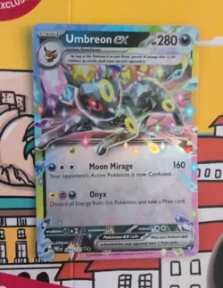 Umbreon EX 060/131 Prismatic Evolutions Holo Double Rare Pokemon Card - Image 1