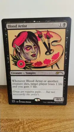 BLOOD ARTIST Magic the Gathering MTG Creature VAMPIRE 2020 Trading Card 042 - Image 1