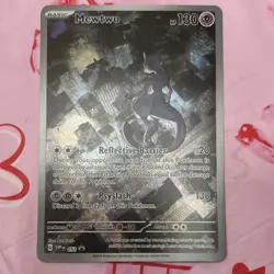 Pokemon TCG Mewtwo 052 SV: Scarlet & Violet Promo Cards Promo Holo 130 HP - Image 1
