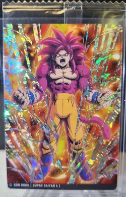 Super Saiyan 4 Son Goku - 6-09 SEC - Dragon Ball Itajaga Card Sealed Japanese - Image 1