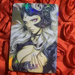 FRAN FINAL FANTASY Goddess Masters Anime Holo Waifu Girl Card - Image 1