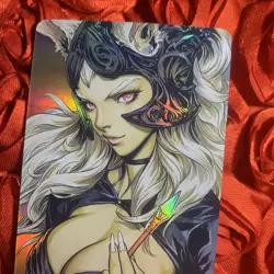 FRAN FINAL FANTASY Goddess Masters Anime Holo Waifu Girl Card - Image 2