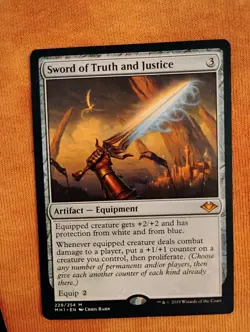 Wizards Sword of Truth and Justice 229 Modern Horizons Mythic Regular MTG - Image 1