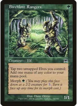 Birchlore Rangers 248 MTG NM - Onslaught - Image 1