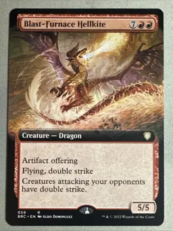 MTG / Blast-Furnace Hellkite / BRC / #59 / Regular (Extended Art) / Rare / NM - Image 1