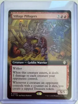 Village Pillagers Extended Art Lorwyn Eclipsed Commander #0034 Non-Foil NM ENG - Image 1