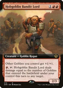 1x Hobgoblin Bandit Lord - Exten NM Eng MTG - Adventures in the Forgotten Realms - Image 1