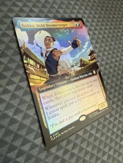 MTG Sokka, Bold Boomeranger #0383 Foil Ext. R Avatar: The Last Airbender (TLA) - Image 2