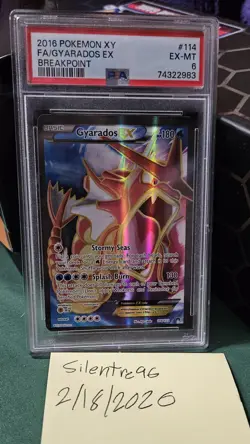 2016 POKEMON XY FA/GYARADOS EX BREAKPOINT - Image 1
