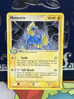 Manectric - 7/106 - NON holo Rare NM Ex Emerald Pokemon - Image 1