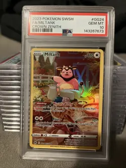 Pokemon TCG Crown Zenith: Galarian Gallery Miltank GG24/GG70 PSA 10 - Image 1