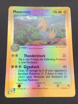 Pokemon Ruby & Sapphire Manectric 39/109 Reverse Holo Uncommon 2003 - Image 1