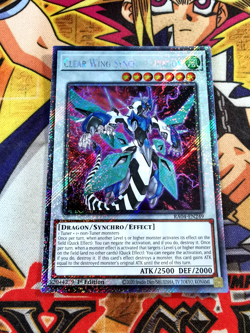 Crystal Wing Synchro Dragon ra04-en249 (M/NM+) Platinum-Secret Rare Yu-Gi-Oh! - Image 1