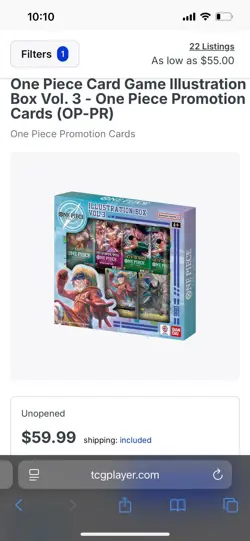 One Piece ENGLISH Illustration Box Vol 3 SEALED CASE (6x) - Image 3