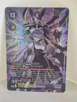 Mastemon Alt art BT23-102 SEC HACKERS' SLUMBER Digimon Card ENGLISH 🔥 OBO - Image 1