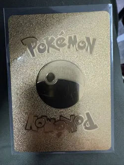 Blaine’s Charizard Gold Foil 100hp NM Fan Art Display Card Flame Jet - Image 2