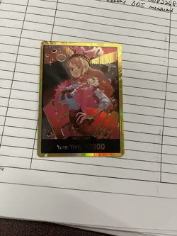 DON!! Card (Nami) (Gold) Extra Booster: One Piece Heroines Edition Foil - Image 3