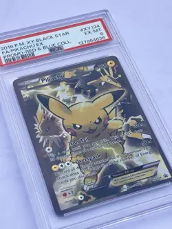 ⚡ Pikachu-EX XY124 Black Star Promo – PSA 6 EX-MT – Pokemon Card 2016 - Image 3