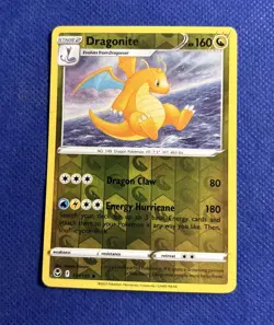 Pokemon Dragonite 131/195 - Reverse holo Rare Silver Tempest Card - Nm - Image 1