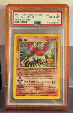 Ho-Oh Neo Revelation Holo Card 7 1st Edition Rare PSA 10 💎Pop 88💎 - Image 1