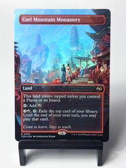 MTG - Tarkir: Dragonstorm - Cori Mountain Monastery - Borderless FOIL - Image 1