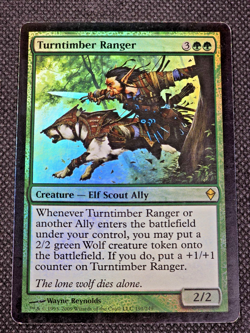MtG Turntimber Ranger - MP Foil Magic the Gathering - Zendikar -- L43 - Image 1