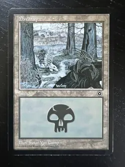 MTG - Swamp (164) - Portal: Second Age - Near Mint - Image 1