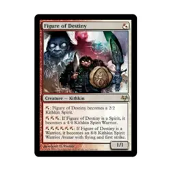 WOTC MtG Eventide Figure of Destiny (R) (Foil) NM - Image 1