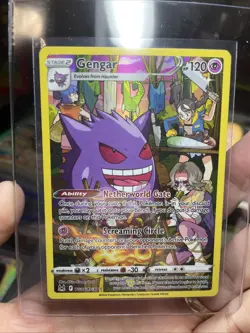 Pokemon TCG Lost Origin Trainer Gallery Gengar #TG06/TG30 Ultra Rare, Mint Alt - Image 2