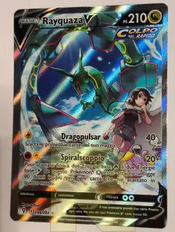 Rayquaza V ® Evoluzioni Eteree 194/203 ® Alternative Full Art ® Pokemon Italiano - Image 3